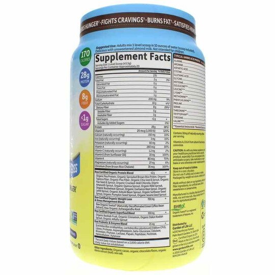 Raw Organic Fit High Protein for Weight Loss, GOL